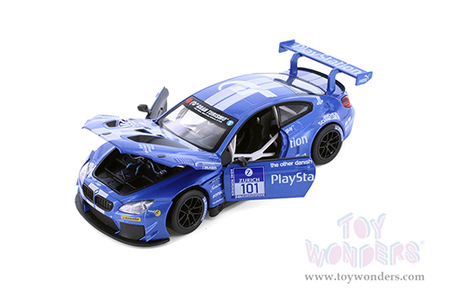 Showcasts® Collectibles - BMW M6 GT3 #101 (1/24 scale diecast model car, Blue) 68255BU MAP: $22.99
