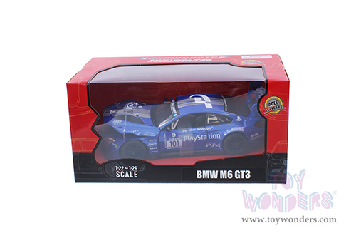 Showcasts® Collectibles - BMW M6 GT3 #101 (1/24 scale diecast model car, Blue) 68255BU MAP: $22.99