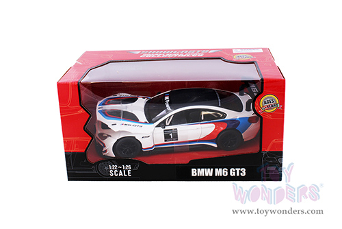 Showcasts® Collectibles - BMW M6 GT3 #1 (1/24 scale diecast model car, White) 68255W MAP: $22.99