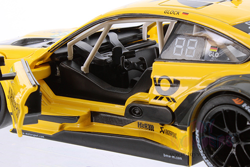 Showcasts® Collectibles - BMW M4 DTM (1/24 scale diecast model car, Yellow) 68256YL MAP: $22.99
