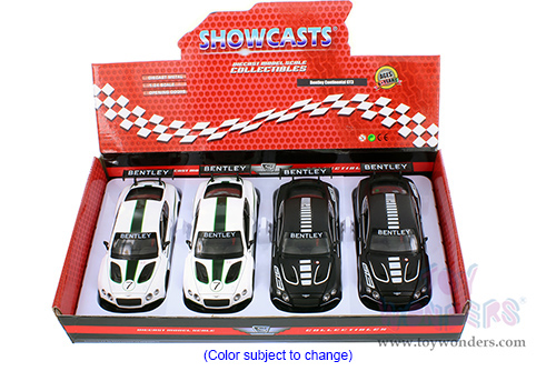 Showcasts Collectibles - Bentley Continental GT3 Concept (1/24 scale diecast model car, Asstd.) 68266D