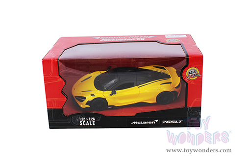 Showcasts® Collectibles - McLaren 765LT (1/24 scale diecast model car, Yellow) 68276YL MAP: $22.99