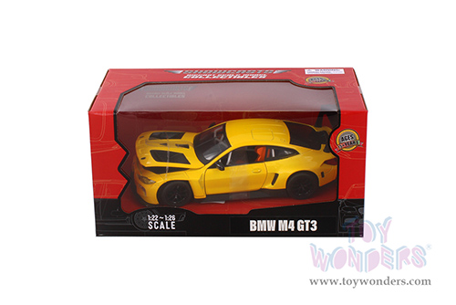 Showcasts® Collectibles - BMW M4 GT3 (1/24 scale diecast model car, Yellow) 68277YL MAP: $22.99