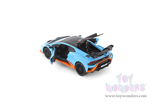 Showcasts® Collectibles - Lamborghini Huracán STO (1/24 scale diecast model car, Blue) 68279BU MAP: $22.99