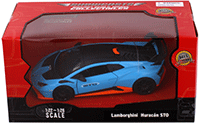 Showcasts® Collectibles - Lamborghini Huracán STO (1/24 scale diecast model car, Blue) 68279BU MAP: $22.99