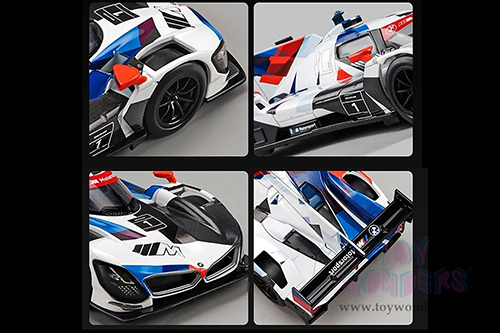 Showcasts® Collectibles - BMW M Hybrid V8 Motorsport #1 (1/24 scale diecast model car, White/Blue/Red) 68285WBU MAP: $22.99