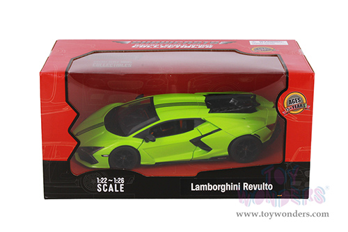 Showcasts® Collectibles - Lamborghini Revuelto Hardtop (1/24 scale diecast model car, Green) 68286WGN MAP: $22.99
