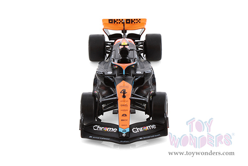 Showcasts® Collectibles - McLaren MCL60 F1 #81 Oscar Piastri & #4 Lando Norris "British GP" (2023) (1/24 scale diecast model car, Asstd.) 68287D MAP: $19.99