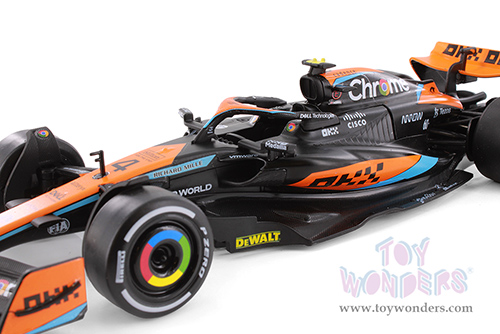 Showcasts® Collectibles - McLaren MCL60 F1 #81 Oscar Piastri & #4 Lando Norris "British GP" (2023) (1/24 scale diecast model car, Asstd.) 68287D MAP: $19.99