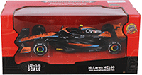 Showcasts® Collectibles - McLaren MCL60 F1 #81 Oscar Piastri "British GP" (2023) (1/24 scale diecast model car, Black/Orange) 68287WK/81 MAP: $22.99