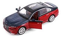 Show product details for Showcasts® Collectibles - BMW i7 (G70) Limousine (1/24 scale diecast model car, Asstd.) 68288D MAP: $19.99