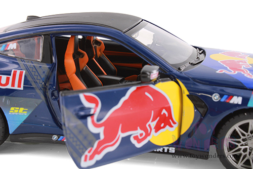 Showcasts® Collectibles - BMW M4 (G82) with Red Bull Racing Livery (1/23 scale diecast model car, Dark Blue/w Red Bull graphics) 68292D MAP: $19.99