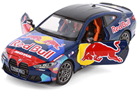 Show product details for Showcasts® Collectibles - BMW M4 (G82) with Red Bull Racing Livery (1/23 scale diecast model car, Dark Blue/w Red Bull graphics) 68292D MAP: $19.99