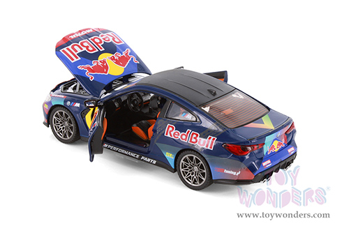 Showcasts® Collectibles - BMW M4 (G82) with Red Bull Racing Livery (1/23 scale diecast model car, Dark Blue/w Red Bull graphics) 68292D MAP: $19.99