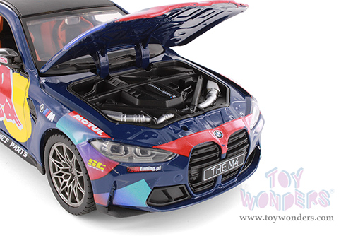 Showcasts® Collectibles - BMW M4 (G82) with Red Bull Racing Livery (1/23 scale diecast model car, Dark Blue/w Red Bull graphics) 68292D MAP: $19.99
