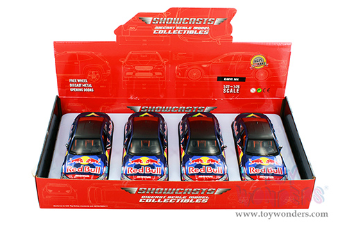 Showcasts® Collectibles - BMW M4 (G82) with Red Bull Racing Livery (1/23 scale diecast model car, Dark Blue/w Red Bull graphics) 68292D MAP: $19.99