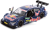 Show product details for Showcasts® Collectibles - BMW M4 DTM with Red Bull Racing Livery (1/24 scale diecast model car, Dark Blue/w Red Bull graphics) 68295D MAP: $19.99