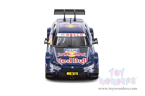 Showcasts® Collectibles - BMW M4 DTM with Red Bull Racing Livery (1/24 scale diecast model car, Dark Blue/w Red Bull graphics) 68295D MAP: $19.99