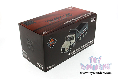 Diecast Masters - International® HX620 SBFA Dump Truck (1/50 scale diecast model car, White/Gray) 71013