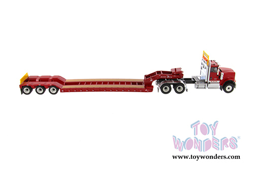 Diecast Masters - International&reg; HX520 SFFA Tandem Tractor with XL 120 Low-Profile HDG Trailer (1/50 scale diecast model car, Red) 71016