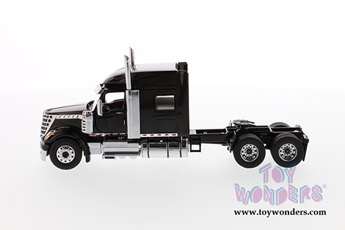 Diecast Masters - International® LoneStar Sleeper SFFA Tandem Cab Truck Tractor (1/50 scale diecast model car, Black) 71023 MAP: $54.99