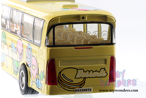 Kinsmart - Desserts Bus (7" long diecast model car, Asstd.) 7103D