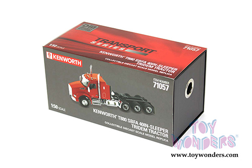 Diecast Masters - Kenworth&reg; T880 SBFA 40" Sleeper Tridem Tractor (1/50 scale diecast model car, Speed Orange) 71057