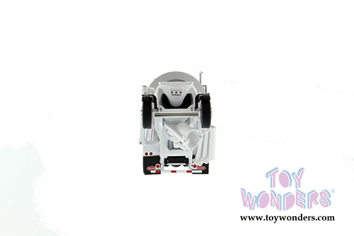 Diecast Masters - Peterbilt&reg; 567 SFFA with Lift Axle & McNeilus&reg; Bridgemaster&reg; Concrete Mixer (1/50 scale diecast model car, White/Gray) 71074