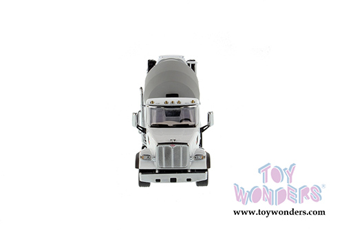 Diecast Masters - Peterbilt&reg; 567 SFFA with Lift Axle & McNeilus&reg; Bridgemaster&reg; Concrete Mixer (1/50 scale diecast model car, White/Gray) 71074