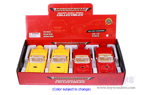 Showcasts® Collectibles - Ford Thunderbird Convertible (1956, 1/24 scale diecast model car, Asstd.) 71215D MAP: $19.99