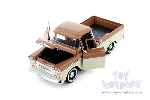Showcasts® Collectibles - Chevrolet® Apache Fleetside Pickup Truck (1958, 1/24 scale diecast model car, Brown/Beige) 71311BN MAP: $22.99