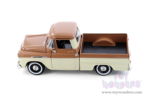 Showcasts® Collectibles - Chevrolet® Apache Fleetside Pickup Truck (1958, 1/24 scale diecast model car, Brown/Beige) 71311BN MAP: $22.99