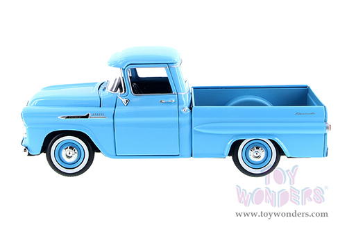 Showcasts® Collectibles - Chevy® Apache™ Fleetside Pickup Truck (1958, 1/24 scale diecast model car, Light Blue) 71311BU MAP: $22.99
