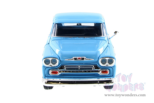 Showcasts® Collectibles - Chevy® Apache™ Fleetside Pickup Truck (1958, 1/24 scale diecast model car, Light Blue) 71311BU MAP: $22.99