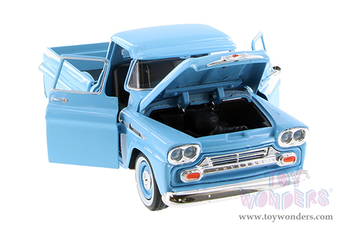 Showcasts® Collectibles - Chevy® Apache™ Fleetside Pickup Truck (1958, 1/24 scale diecast model car, Light Blue) 71311BU MAP: $22.99