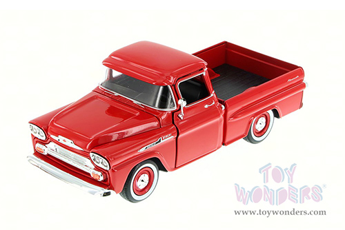 Showcasts® Collectibles - Chevy® Apache™ Fleetside Pickup Truck (1958, 1/24 scale diecast model car, Red) 71311R MAP: $22.99