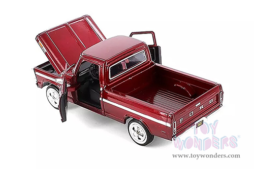 Showcasts® Collectibles - Ford F-100 Pickup (1969, 1/24 scale diecast model car, Burgundy) 71315BG MAP: $22.99