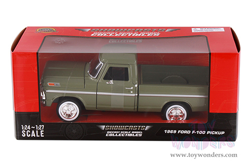 Showcasts® Collectibles - Ford F-100 Pickup (1969, 1/24 scale diecast model car, Green) 71315GN MAP: $22.99