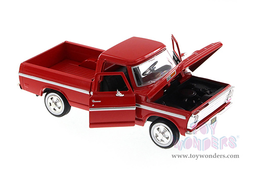 Showcasts® Collectibles - Ford F-100 Pickup (1969, 1/24 scale diecast model car, Red) 71315R MAP: $22.99
