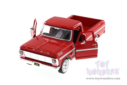 Showcasts® Collectibles - Ford F-100 Pickup (1969, 1/24 scale diecast model car, Red) 71315R MAP: $22.99