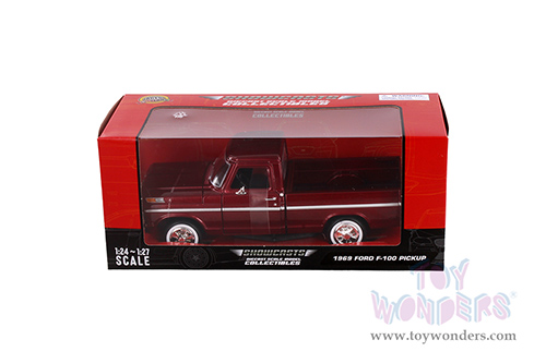 Showcasts® Collectibles - Ford F-100 Pickup (1969, 1/24 scale diecast model car, Red) 71315R MAP: $22.99
