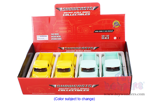 Showcasts® Collectibles - Ford F-100 Pickup Truck (1955, 1/24 scale diecast model car, Asstd.) 71341D MAP: $19.99