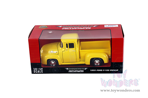 Showcasts® Collectibles - Ford F-100 Pick Up Truck (1955, 1/24 scale diecast model car, Yellow) 71341YL MAP: $19.99