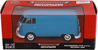 Showcasts® Collectibles - Volkswagen Type 2 (T1) Delivery Van (1/24 scale diecast model car, Blue) 71342BU MAP: $22.99; 