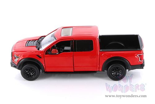 Showcasts® Collectibles - Ford F-150 Raptor Pickup (2017, 1/27 scale die cast model car, Red) 71344R MAP: $22.99
