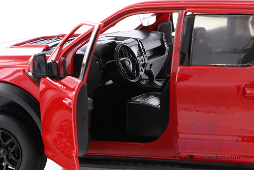 Showcasts® Collectibles - Ford F-150 Raptor Pickup (2017, 1/27 scale die cast model car, Red) 71344R MAP: $22.99