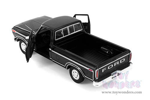 Showcasts® Collectibles - Ford F-150 Custom Pickup (1979, 1/24 scale diecast model car, Black) 71346BK MAP: $22.99
