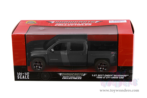 Showcasts® Collectibles - Chevy® Silverado™ 1500 LT Z71 Crew Cab Truck (2017, 1/27 scale diecast model car, Black) 71348BK MAP: $22.99