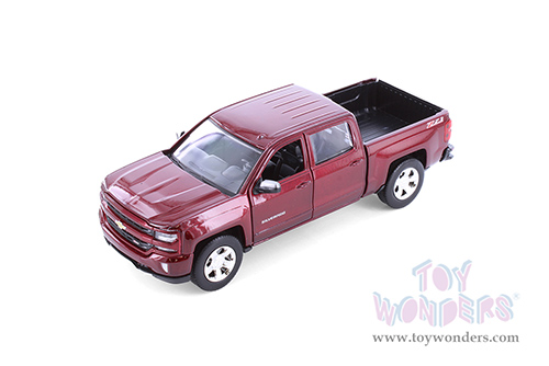 Showcasts® Collectibles - Chevy® Silverado™ 1500 LT Z71 Crew Cab Truck (2017, 1/27 scale diecast model car, Red) 71348R MAP: $22.99