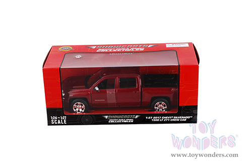 Showcasts® Collectibles - Chevy® Silverado™ 1500 LT Z71 Crew Cab Truck (2017, 1/27 scale diecast model car, Red) 71348R MAP: $22.99